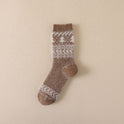 Autumn And Winter Ins Tide Mid-calf Thick Needle Double Needle Women's Socks