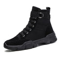 Men's Martin Boots Canvas Workwear High-Top Shoes