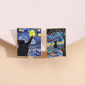 Fashion Personality Art Paintings Brooch