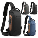 USB Charging Business Shoulder Chest Bag