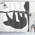 Interesting Shower Curtain Punch-free Decoration