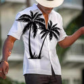 3D Summer Casual Printed Hawaiian Shirt Men Vacation Seaside Wear