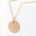 Simple Small Round Piece Thin Temperament Clavicle Chain