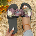 Flower Stitching Sandals Lightweight Non-slip