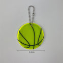 Basketball Reflective Pendant School Bag Ornament