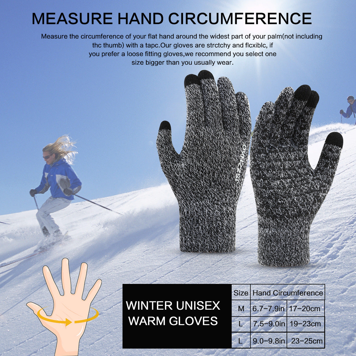 Men's And Women's Windproof Touch Screen Sports Cycling Gloves