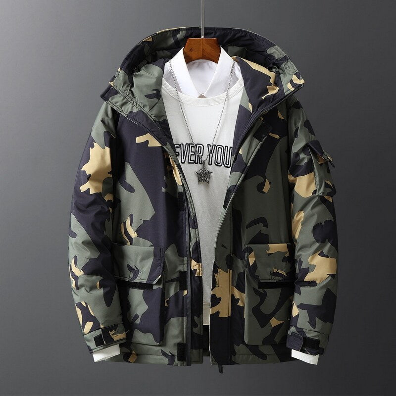 Workwear Down Cotton-padded Coat Winter Loose Trendy Men's Casual