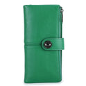 Long Buckle Cowhide Wallet