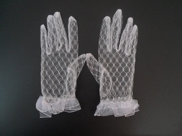 Wedding Dress Lace Mesh Gloves