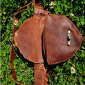 Steampunk European And American Retro Heart-shaped Belt Satchel