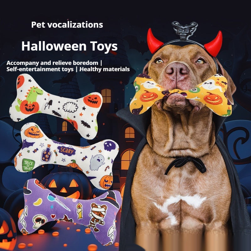 Voice Pet Halloween Bone Toy