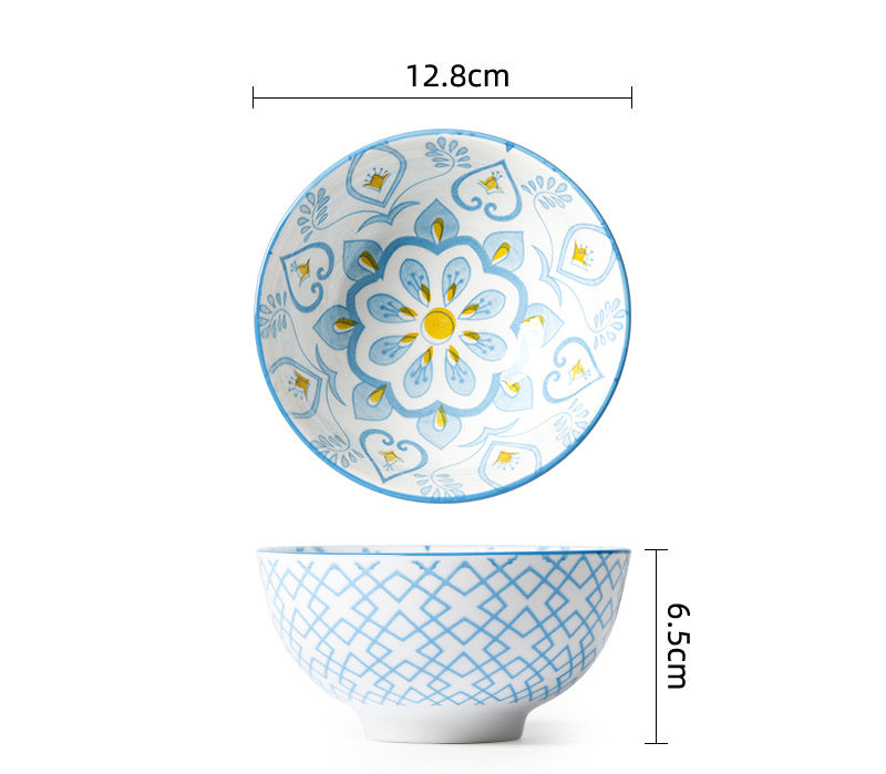 Ceramic Tableware Household Soup Porridge Bowl