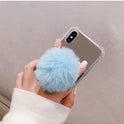 Plush Ball Is Suitable For Mobile Phone Holder