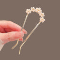 Fairy Temperamental Pearl Hairpin Modern Minimalist Hairpin Ancient Style Dangling Ornament