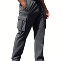 New Men's Leisure Cargo Drawstring Pants