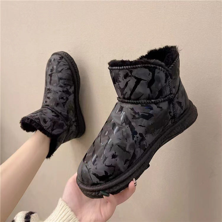 Women's Fashion Padded And Thickened Waterproof Warm Boots