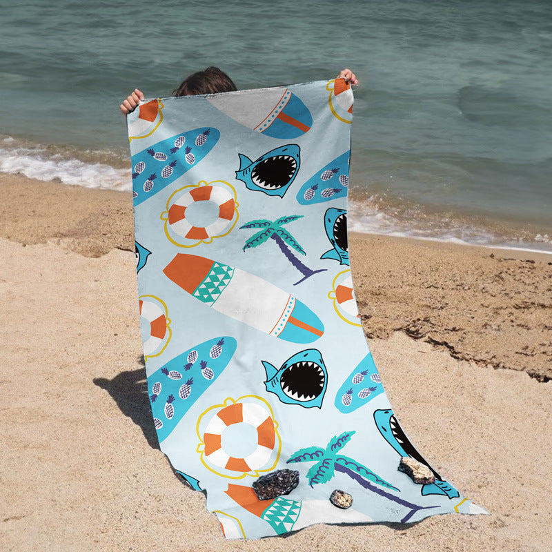 Fashion Duplex Printing Quick-drying Beach Towel