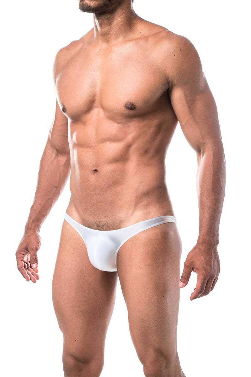 Silky Shiny Sexy Silky Transparent Glossy Hipster Men's Thong T-shaped Panties Sexy