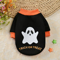 Halloween Pumpkin Skull Pet Teddy Small Dog Autumn Winter Sweater