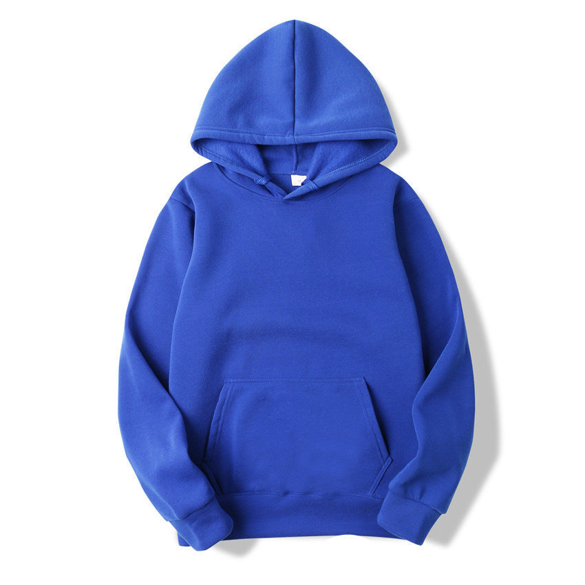 Long-sleeved Hoodie Casual Solid Color Sweater