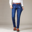 Men's Stretch Slim Straight Business Casual Jeans