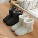 Thick-soled Bag-heel Home Shoes Warm Slippers