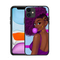 Black girl phone case