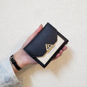 Women's Fashion Simple Folding Clashing Wallet