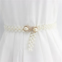 Women's Rhinestone Pearl Waist Chain Fashion Dress Decoration