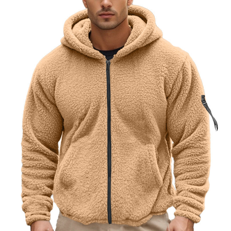 American Men's Double-sided Bejirog Loose Hooded Zipper Jacket