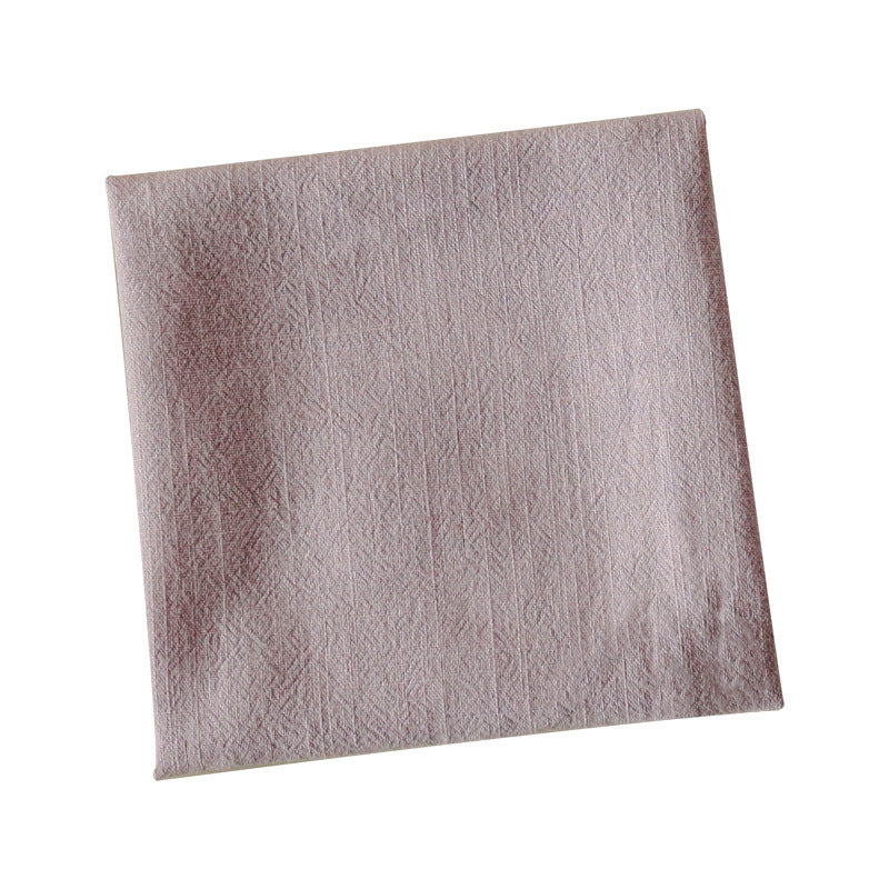 Plain Cotton Linen Cloth Art Home Kitchen Napkins