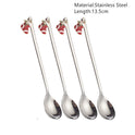 Merry Christmas Spoons Xmas Party Tableware Ornaments Christmas Decorations