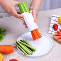 Creative Vegetable Cutters Fruit Kitchen Cucumber Carrot Divider Strawberry Slicer Splitter Kitchen Gadget Accessories