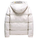 Fashionable Hooded Thick Down Cotton Jacket Men's