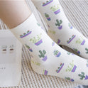 Cactus cotton tube stockings