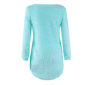 Solid Color Long Sleeve Women's Sweater Top