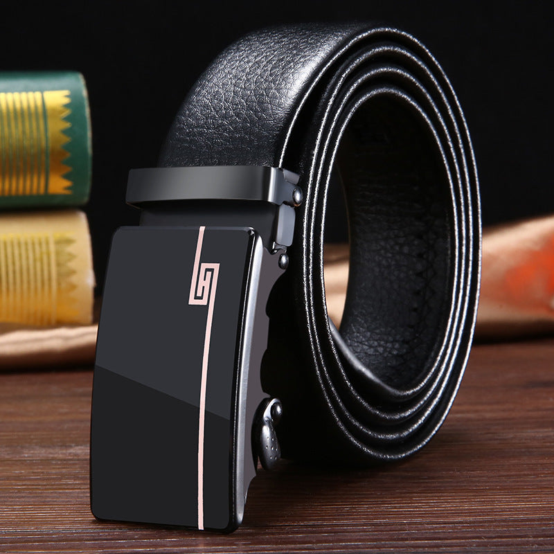 Men's Business Acrylic Automatic Belt