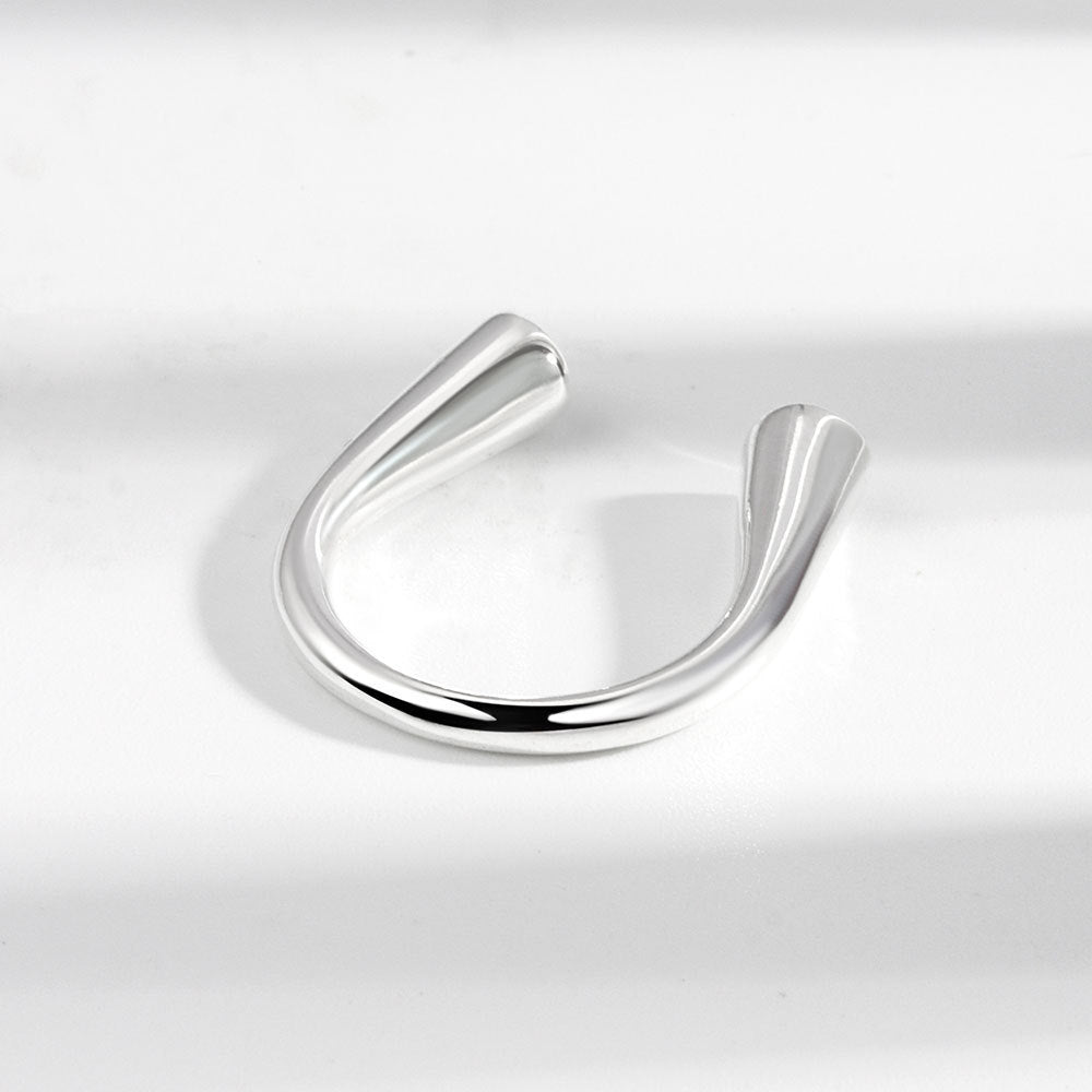 Cold Style Metal Irregular Shape Ring