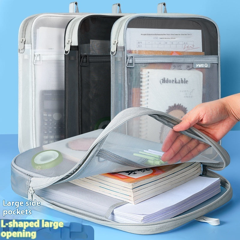 L-type Subject Subject Classification File Transparent Test Paper Storage Bag