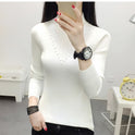 Half high neck slim bottoming shirt