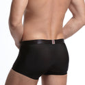 Men's Boxer Briefs Ice Silk Traceless Mid Waist Shorts