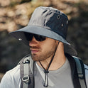 Summer New Men's Sun-shade Big Brim Sun Protection Hat