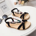 Flat beach shoes