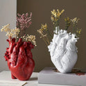 Heart Flower Pot Arrangement Resin Crafts Statue Ornaments