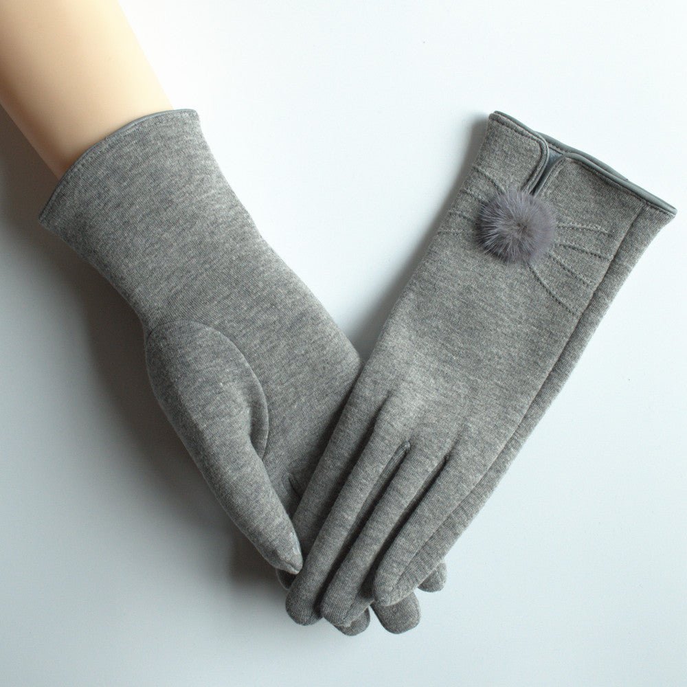 Women's Winter Warm Spun Velvet Gloves