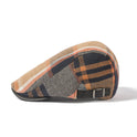 Retro Artistic Cotton Plaid Hat