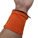 Lightweight zipper wristband