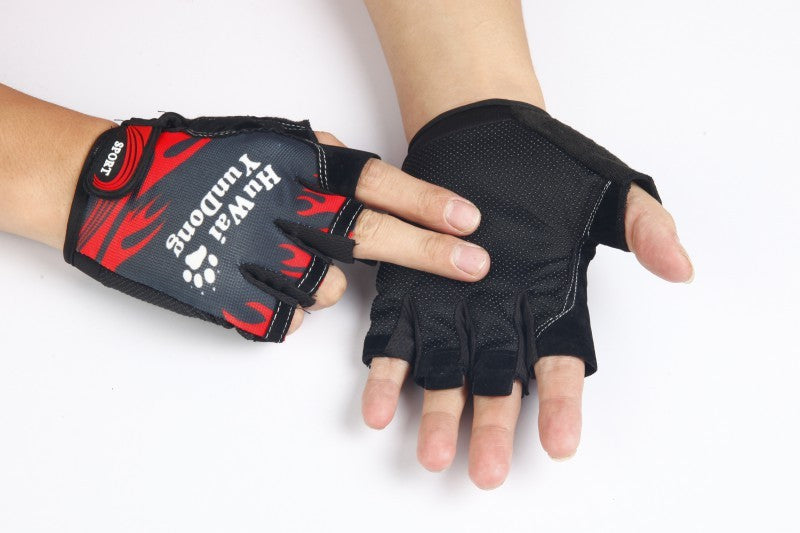 Cycling half finger gloves