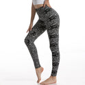 Women's Fashionable Knitted Jacquard Plus-sized Plus-sized Skinny Ankle-length Pants