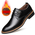 Leather breathable low top shoes